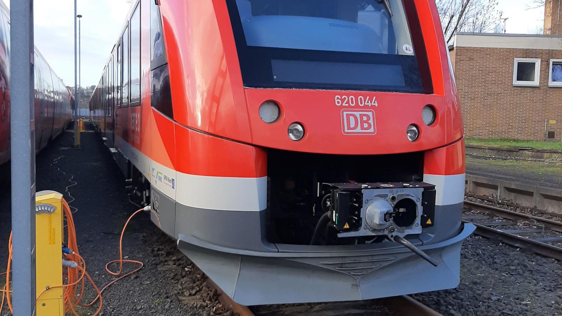 Ein vareo-Zug nach der Sanierung