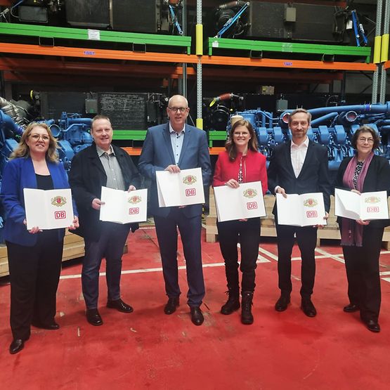 v.l.n.r. Özlem Ünsal, Ronald Ditte, Dr. Andreas Bovenschulte, Dr. Daniela Gerd tom Markotten, Nico Petersen, Maike Frese 
