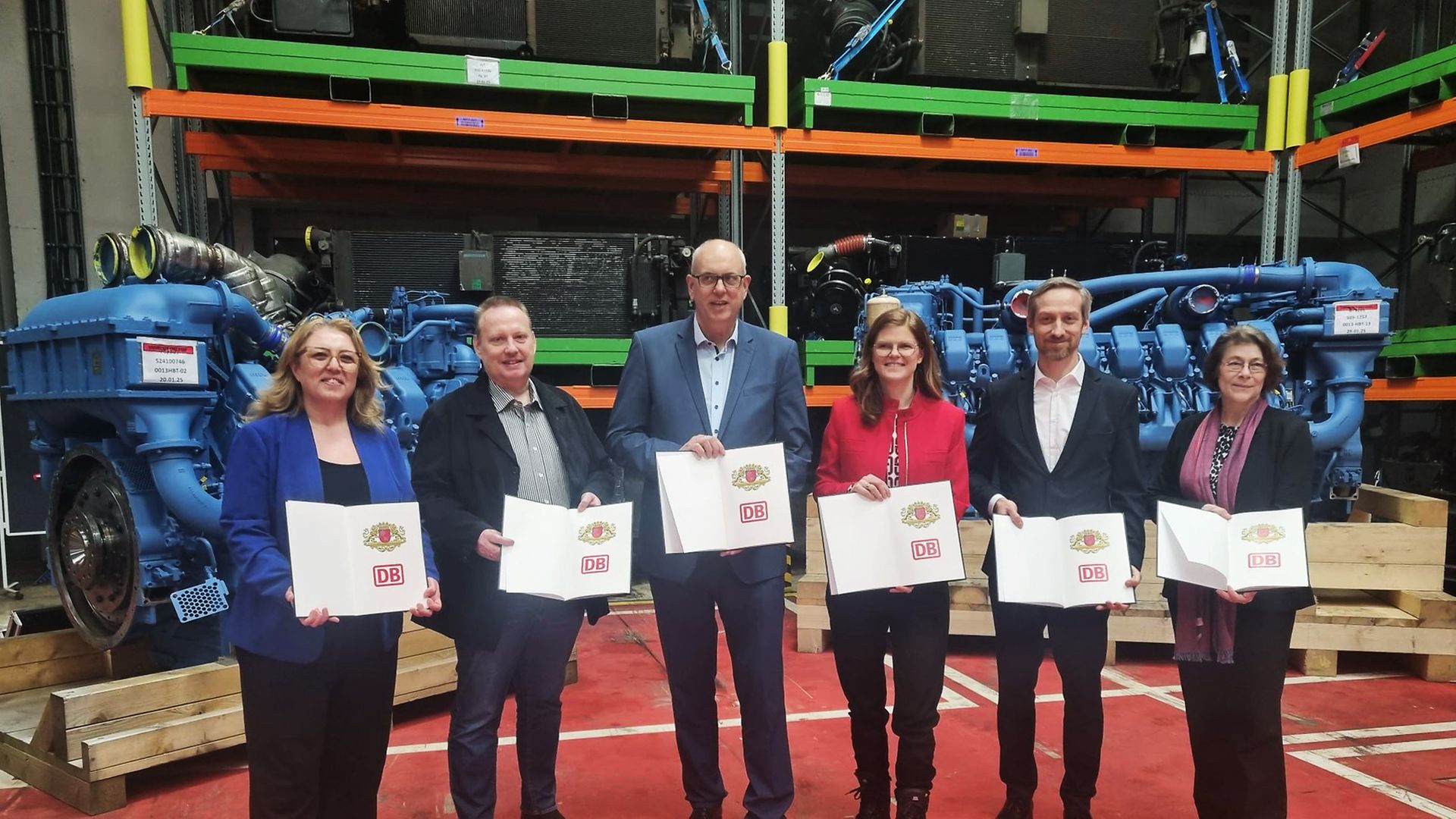v.l.n.r. Özlem Ünsal, Ronald Ditte, Dr. Andreas Bovenschulte, Dr. Daniela Gerd tom Markotten, Nico Petersen, Maike Frese 