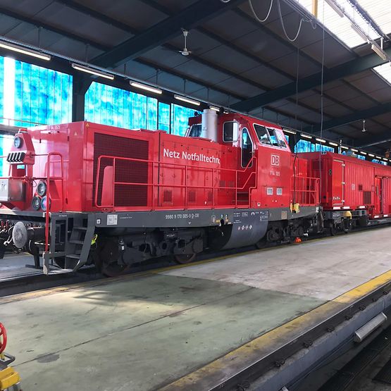 Rettungszug DB Fahrzeuginstandhaltung