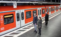 S-Bahn mit WLAN in Frankfurt